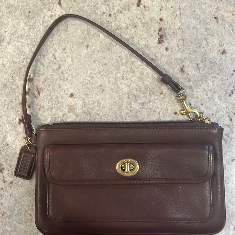 Coach wristlet - 100% leather